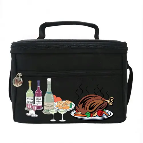  Compact Insulated Lunch Cooler Bag with Adjustable Strap